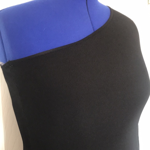 One shoulder high slit midi dress - Picture 3 of 4